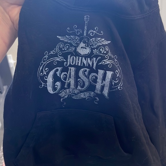 Johnny Cash Black Hooded Sweater Toddler size 18 months - Picture 3 of 4